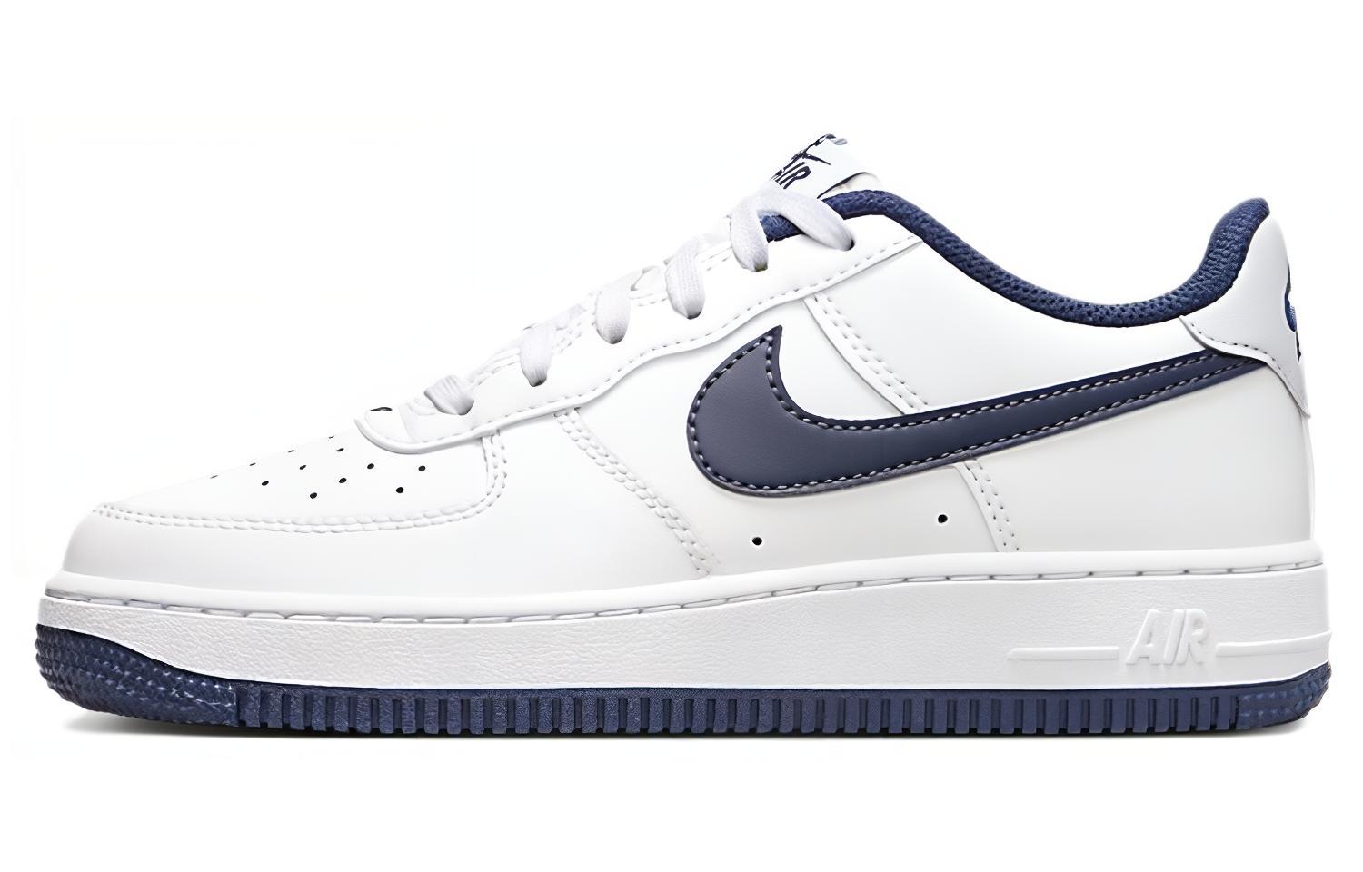 

Nike Кроссовки Air Force 1 White Midnight Navy GS