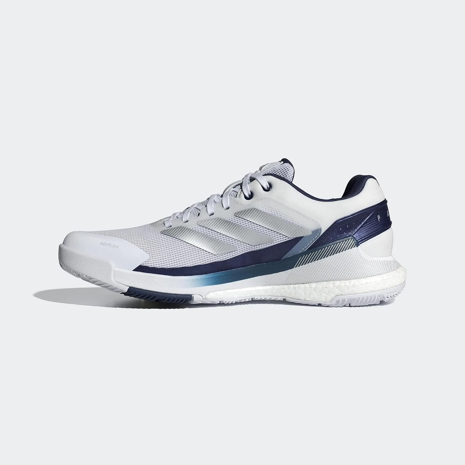 Кроссовки для падела Adidas Crazyquick Boost, белый/темно-синий — фото 2