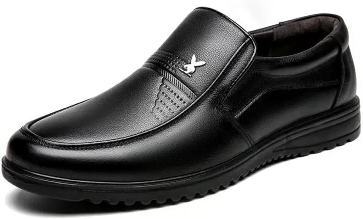 

Мужские классические оксфорды ADMLZQQ, удобная обувь без шнурков для бизнеса, официальных мероприятий и свадеб, черный