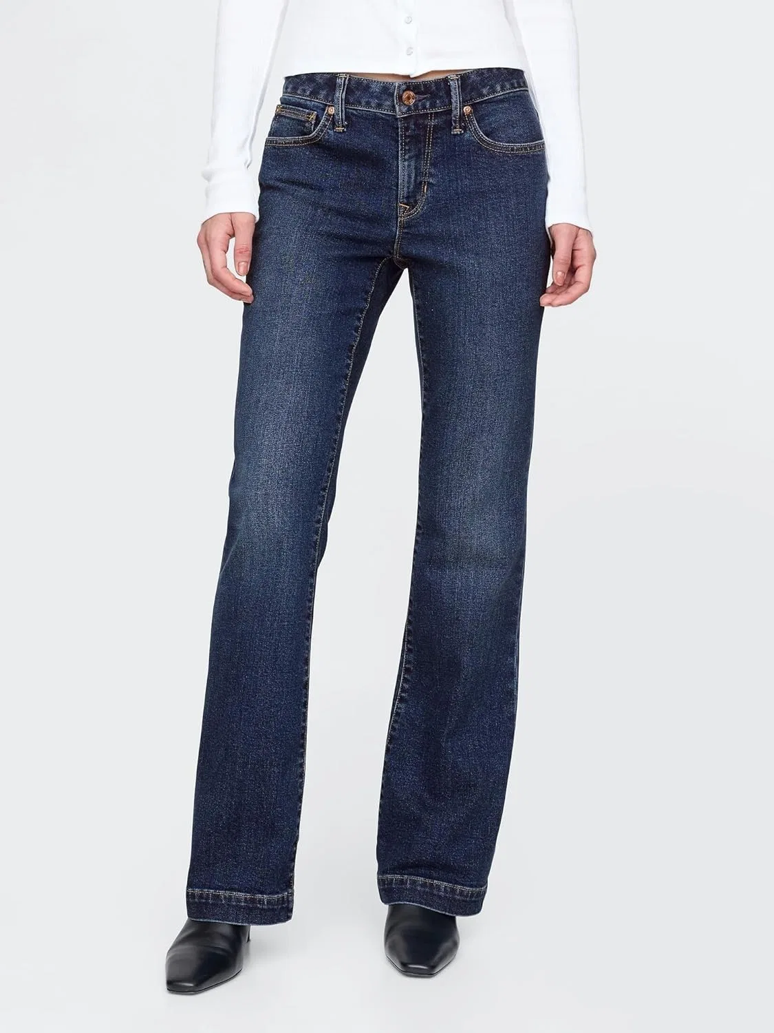 Джинсы Gap Women's Long and Lean Fit, индиго — фото 2