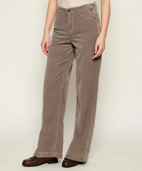 

Вельветовые брюки-варри Relaxed fit Marc Cain, коричневый