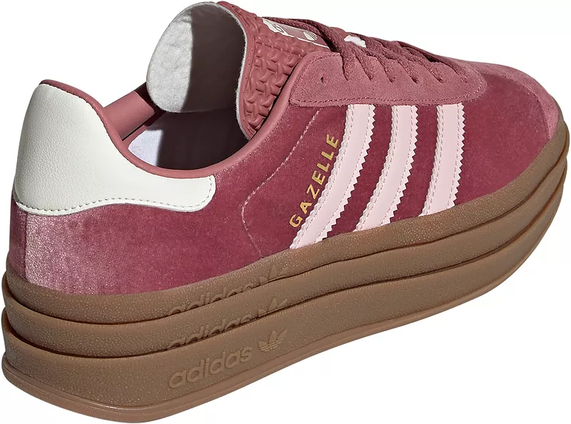 Женские кроссовки Adidas Originals Gazelle Bold, цвет Mauve Pink — фото 3