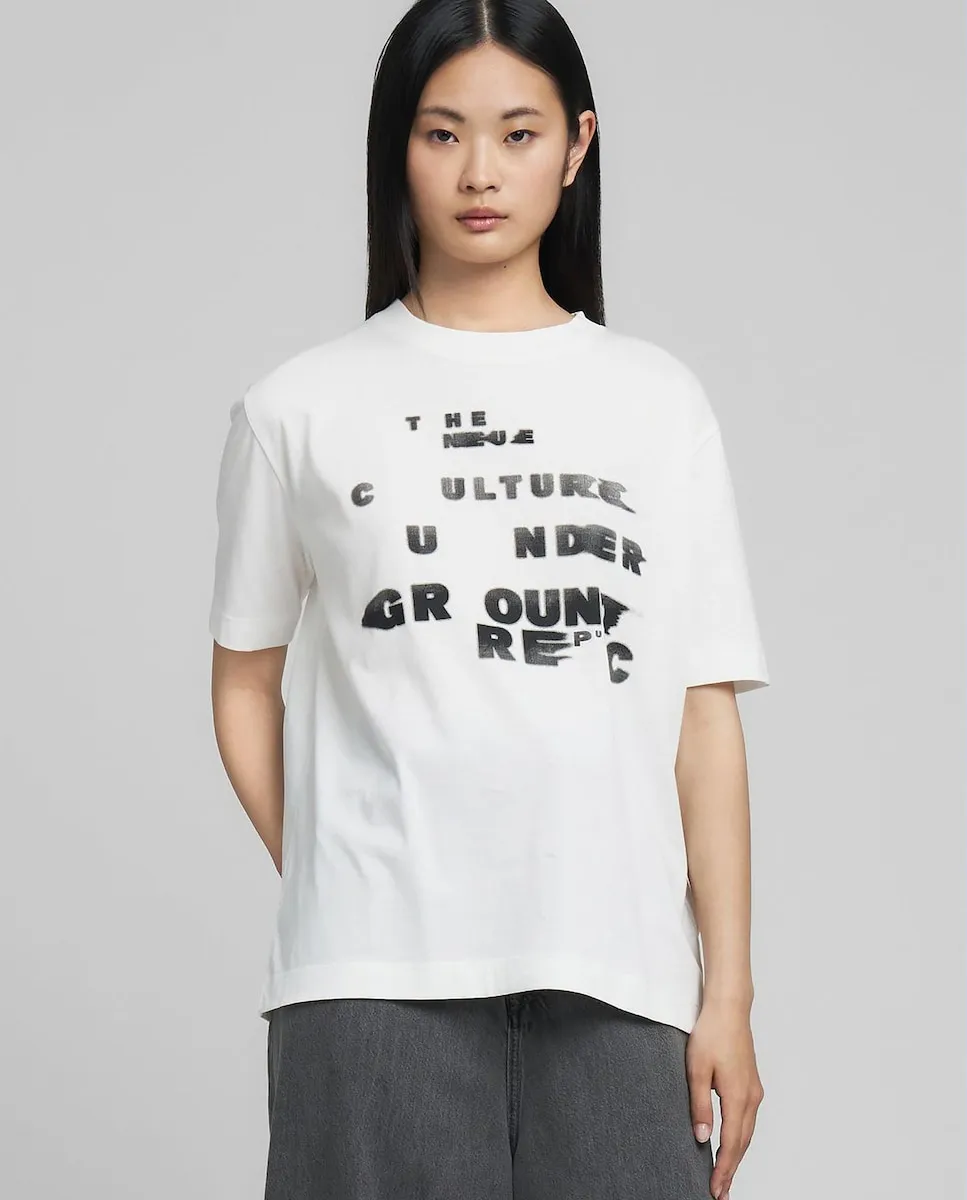 

Футболка для женщин с коротким рукавом и круглым вырезом Replay, белый