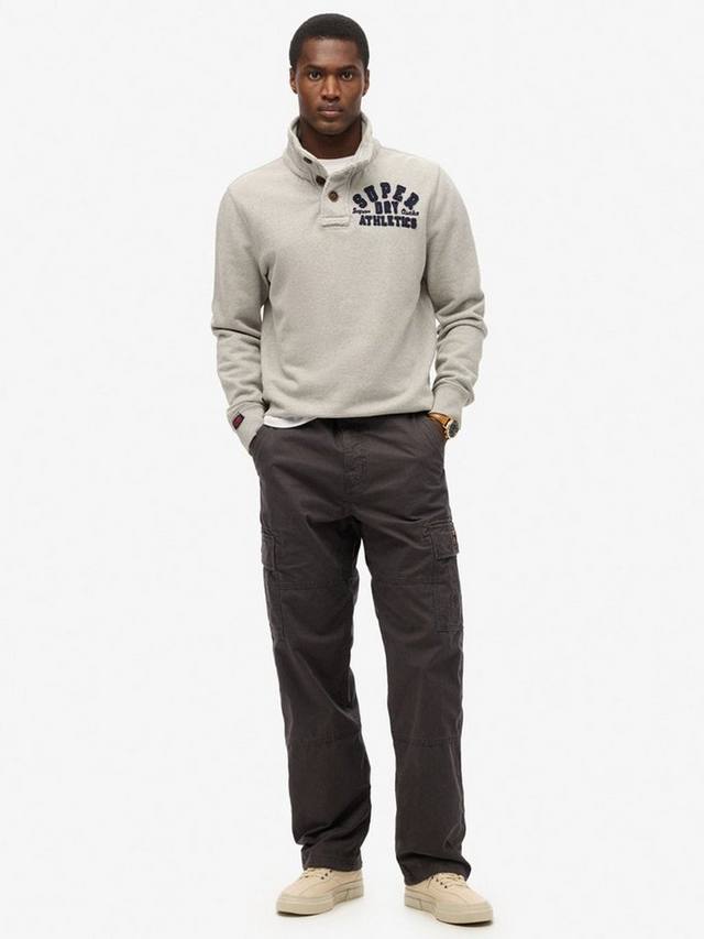 

Хлопковые брюки Superdry, черный
