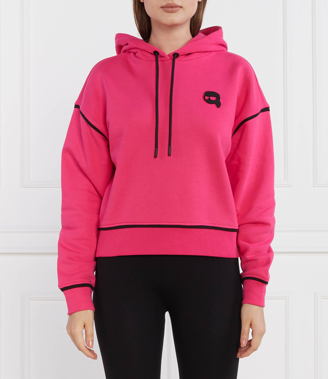 

Толстовка Karl Lagerfeld ikonik 2.0 hoodie Regular Fit, роза