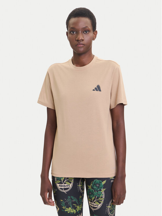 

Футболка regular fit City Tech Summer Graphic JV8600 Adidas, бежевый