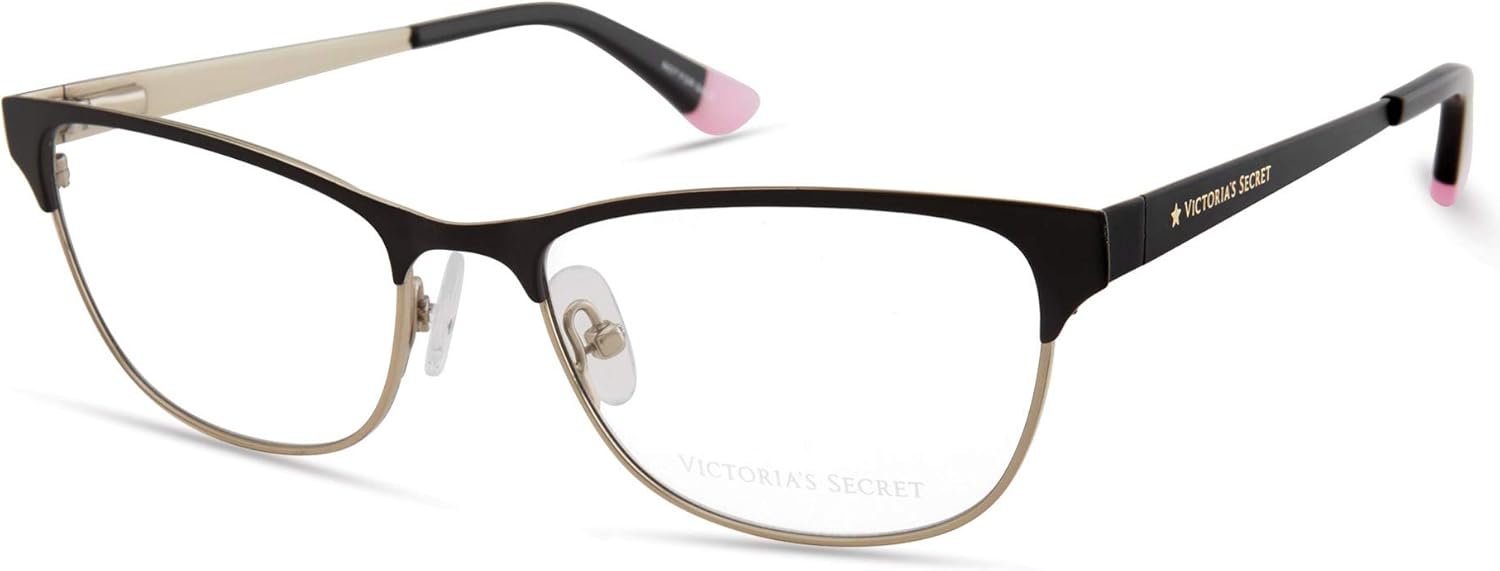 

Victoria's Secret очки VS 5025 002 Black, золотая оправа со звездой на заушнике, черные