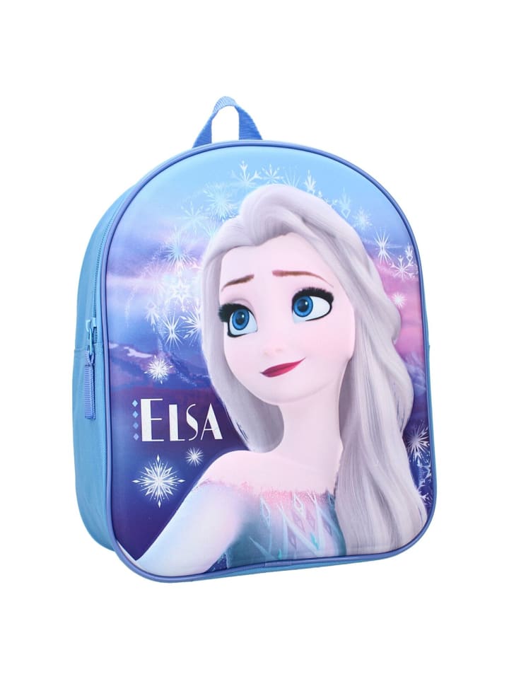 

Детский 3D-рюкзак Disney Frozen II, красочный школьный рюкзак синего цвета