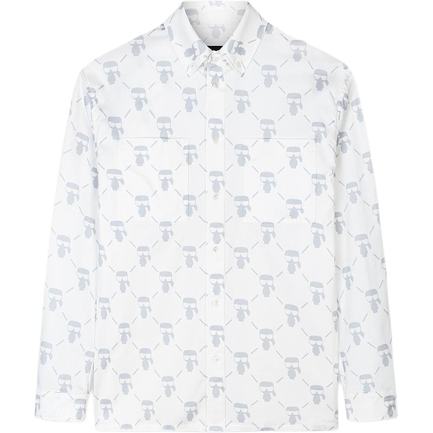 

KARL LAGERFELD / Karl Lagerfeld Jeans Рубашка KARL LAGERFELD SS25 мужская белая
