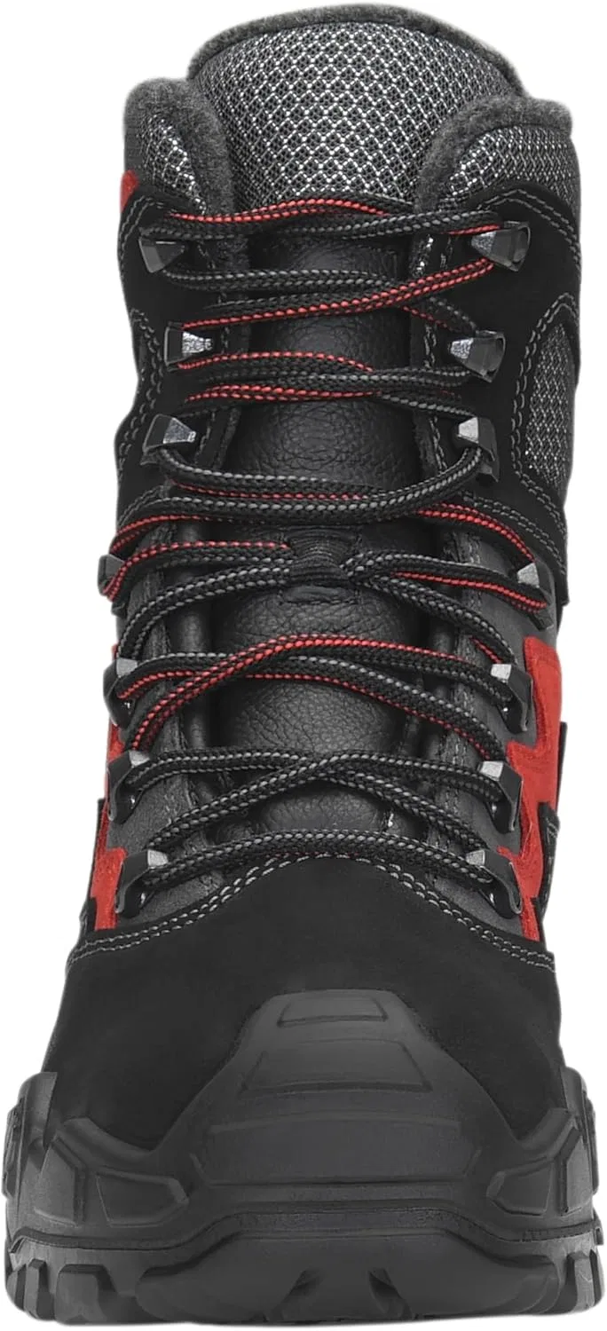 Защитная обувь ELTEN Mick Black-red High ESD S3S CI для мужчин и женщин, кожа/текстиль, стальной защитный носок, легкая, классическая модель — фото 4