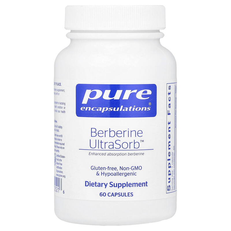 

Pure Encapsulations, Berberine UltraSorb , 550 мг, 60 капсул