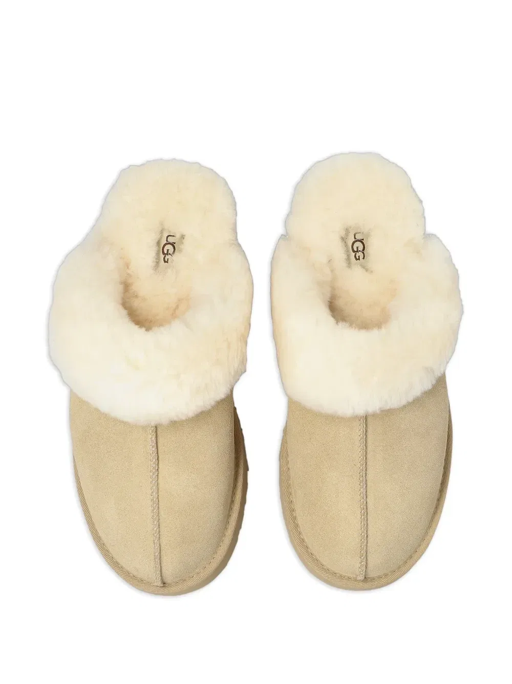 Слиперы Disquette Ugg Kids, бежевый — фото 4