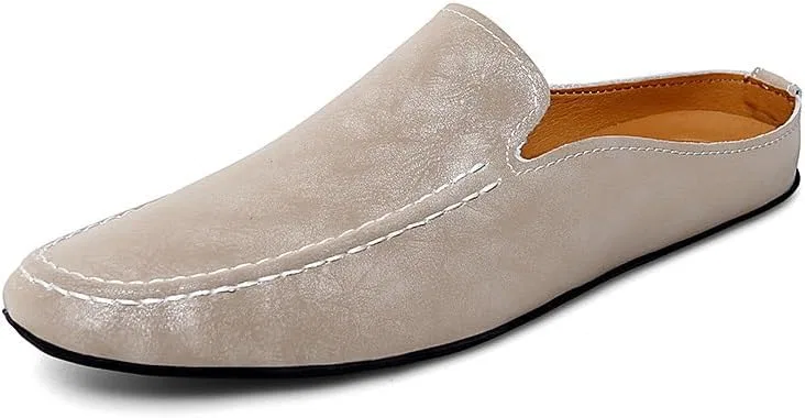 Мужские лоферы из искусственной кожи, зауженный носок, Khaki SayfuR