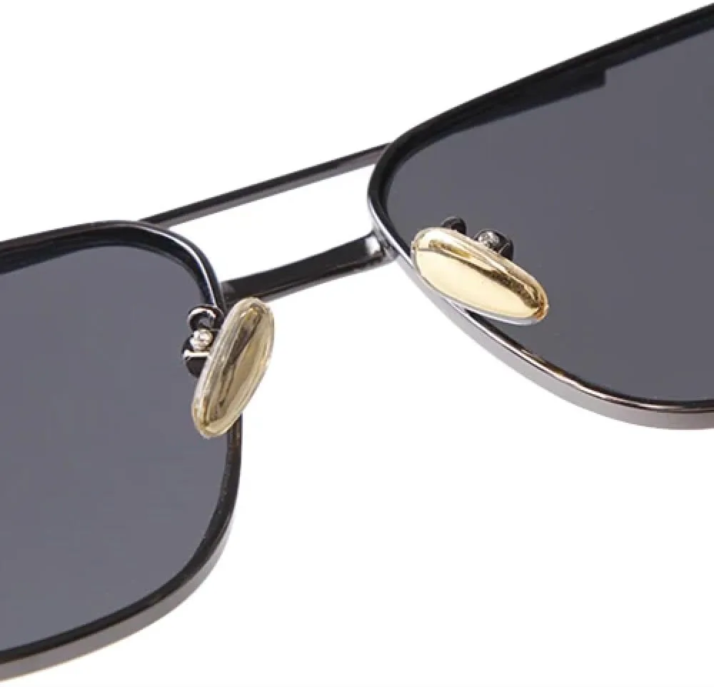 

Ретро-панк солнцезащитные очки в металлической оправе для женщин и мужчин, винтажные, роскошные, 90-е, зеленые с коричневыми линзами, мужские MUTYNE, C4 Gold Brown