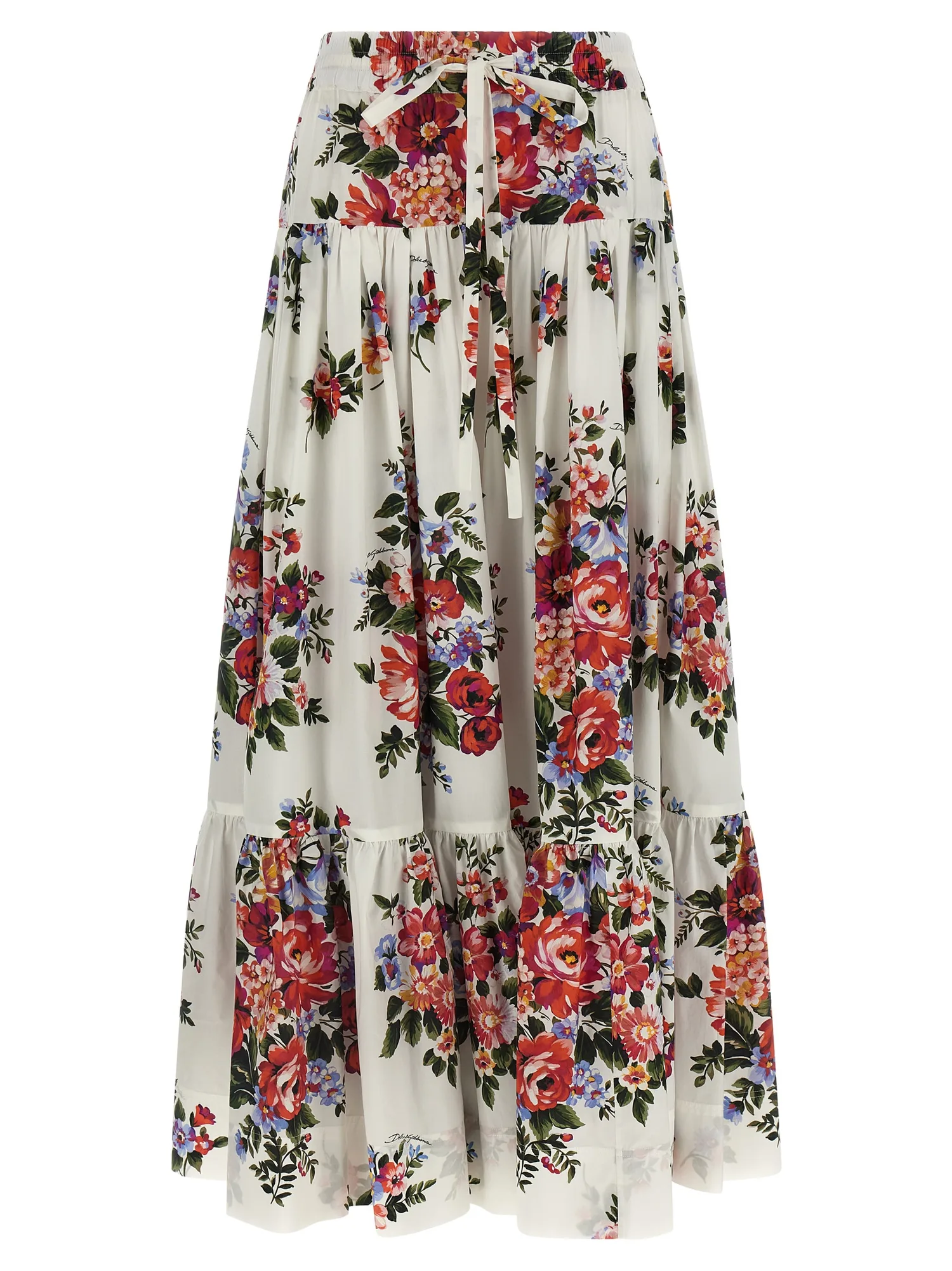 Юбка «Mazzo di Fiori» DOLCE & GABBANA, белый