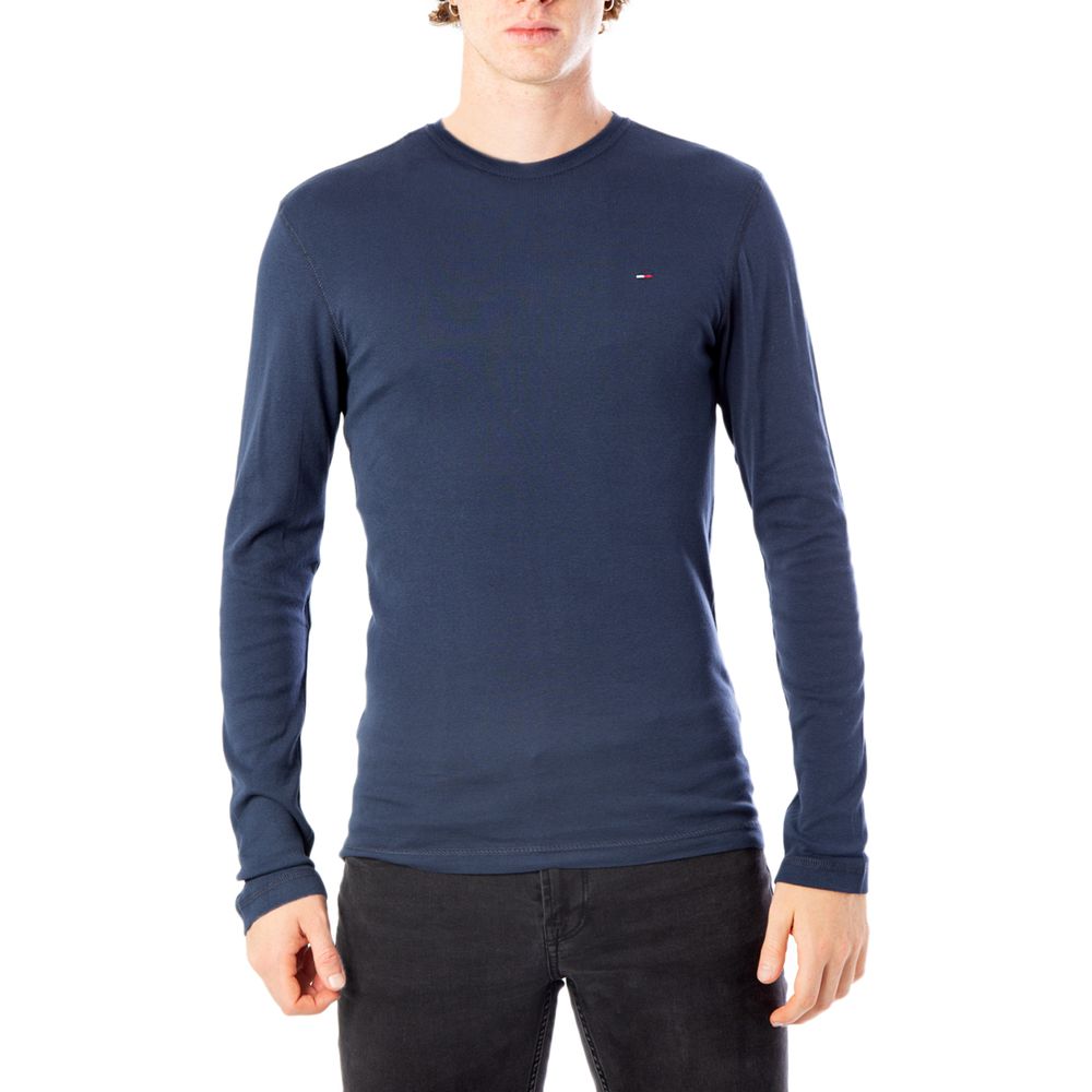 

Синяя хлопковая рубашка Tommy Jeans