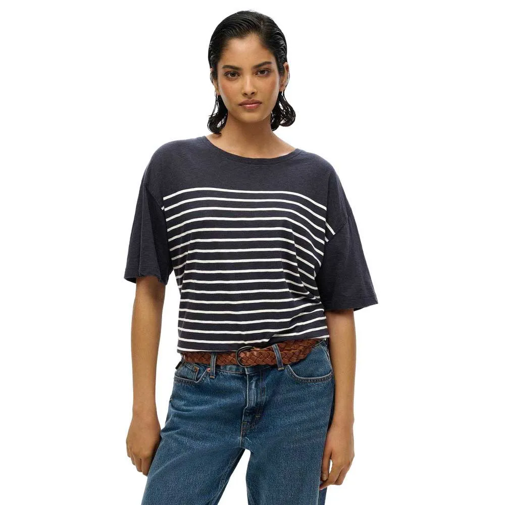 

Футболка с коротким рукавом Superdry Studios Dropped Shoulder, синий