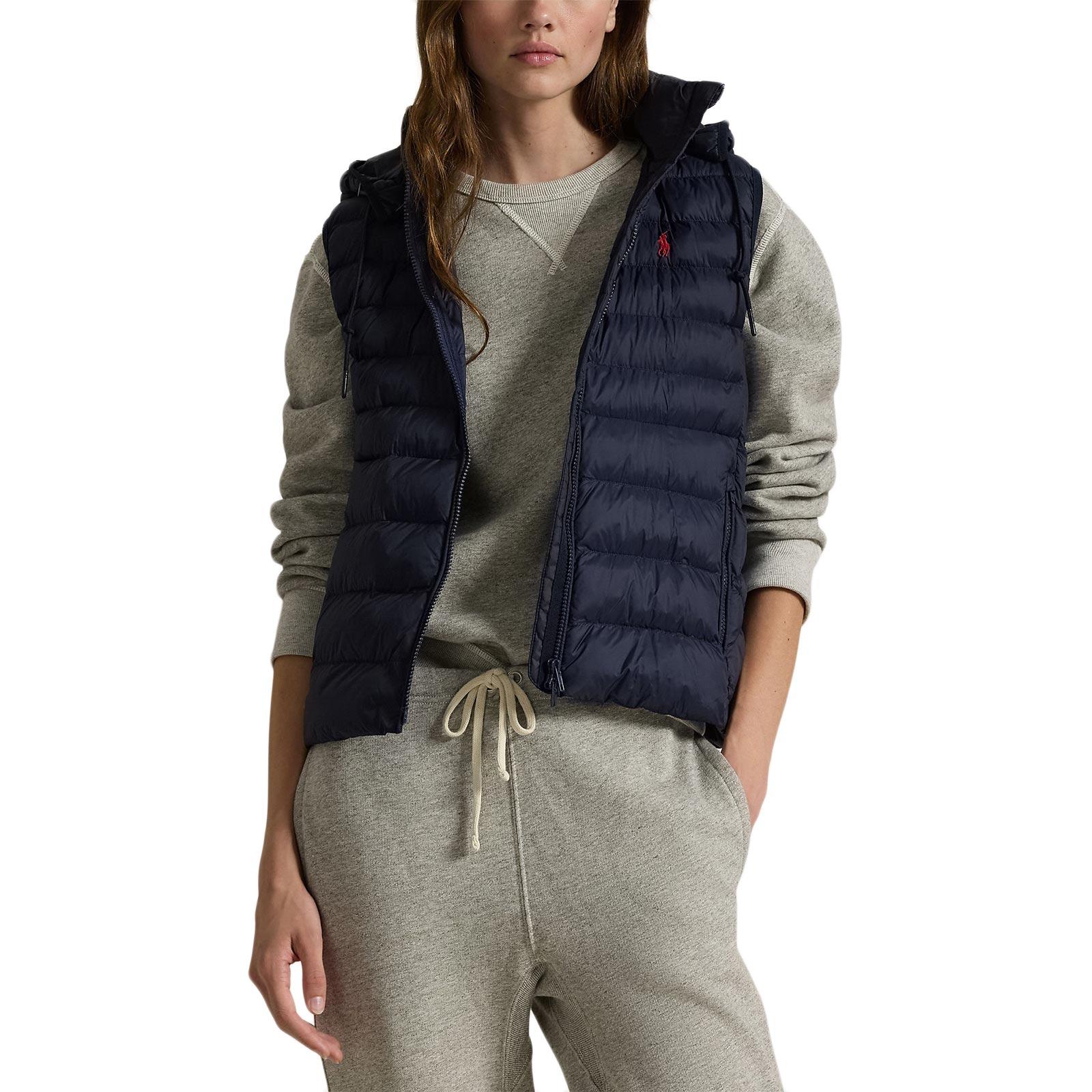 Polo Ralph Lauren Стёганый безрукавный жилет, Marine Blue — фото 3