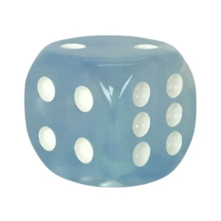 

d6 18 мм Голубое небо с белым (12), Game Dice - Diffusion (Role 4 Initiative)