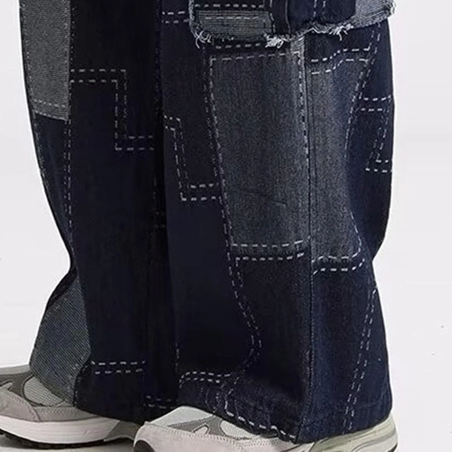 Джинсы свободные Wide Leg Jeans, Blue — фото 2