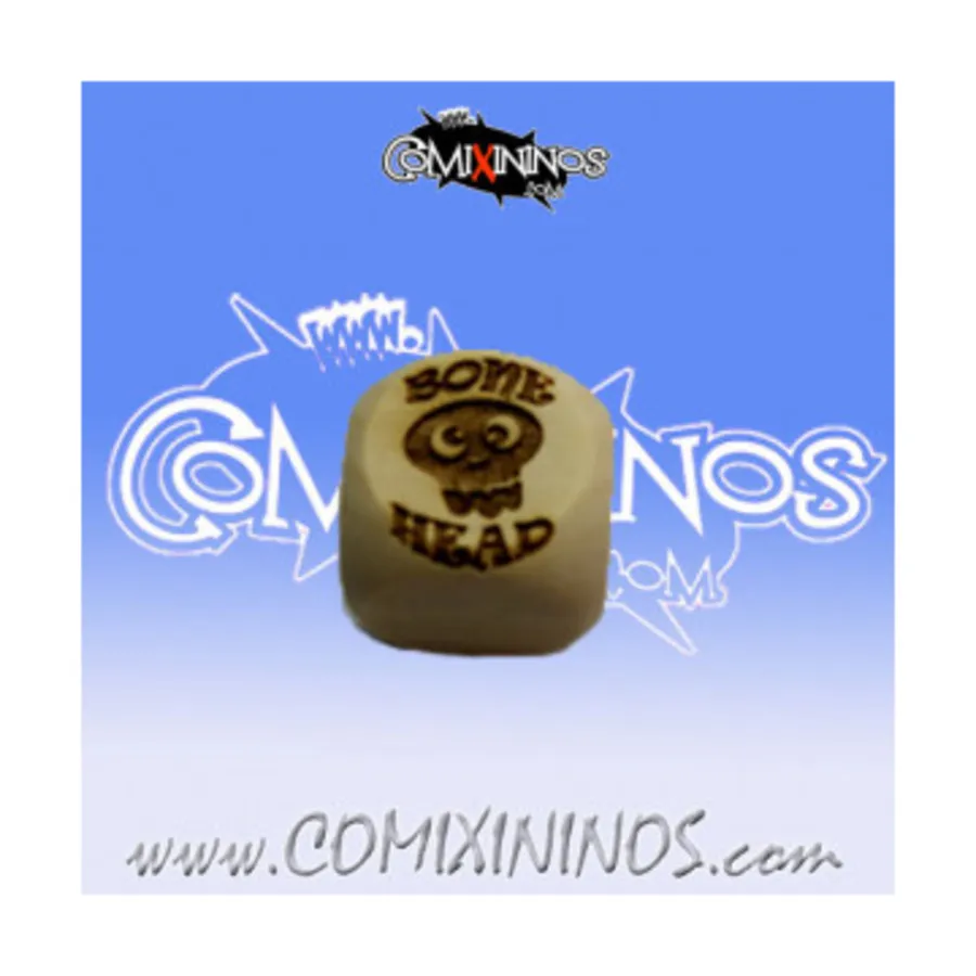

Набор из 2 кубиков навыков «Бологоловый», Fantasy Football Miniatures - Wooden Dice (20mm)