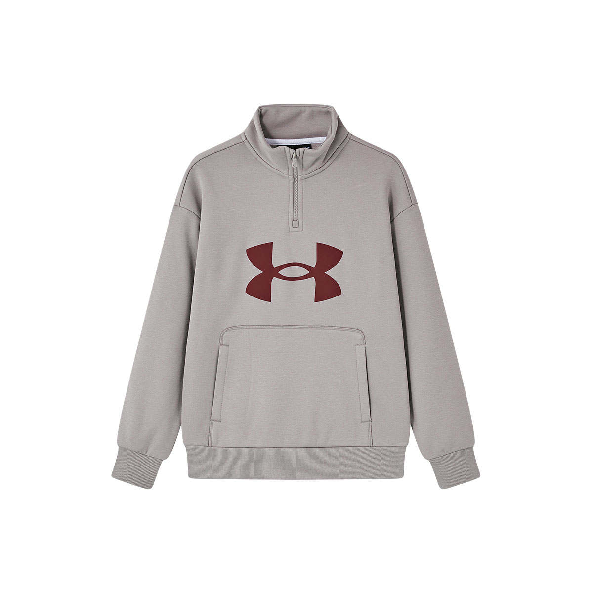 Свитшот для тренировок подростков Under Armour, серо-фиолетовый — фото 3