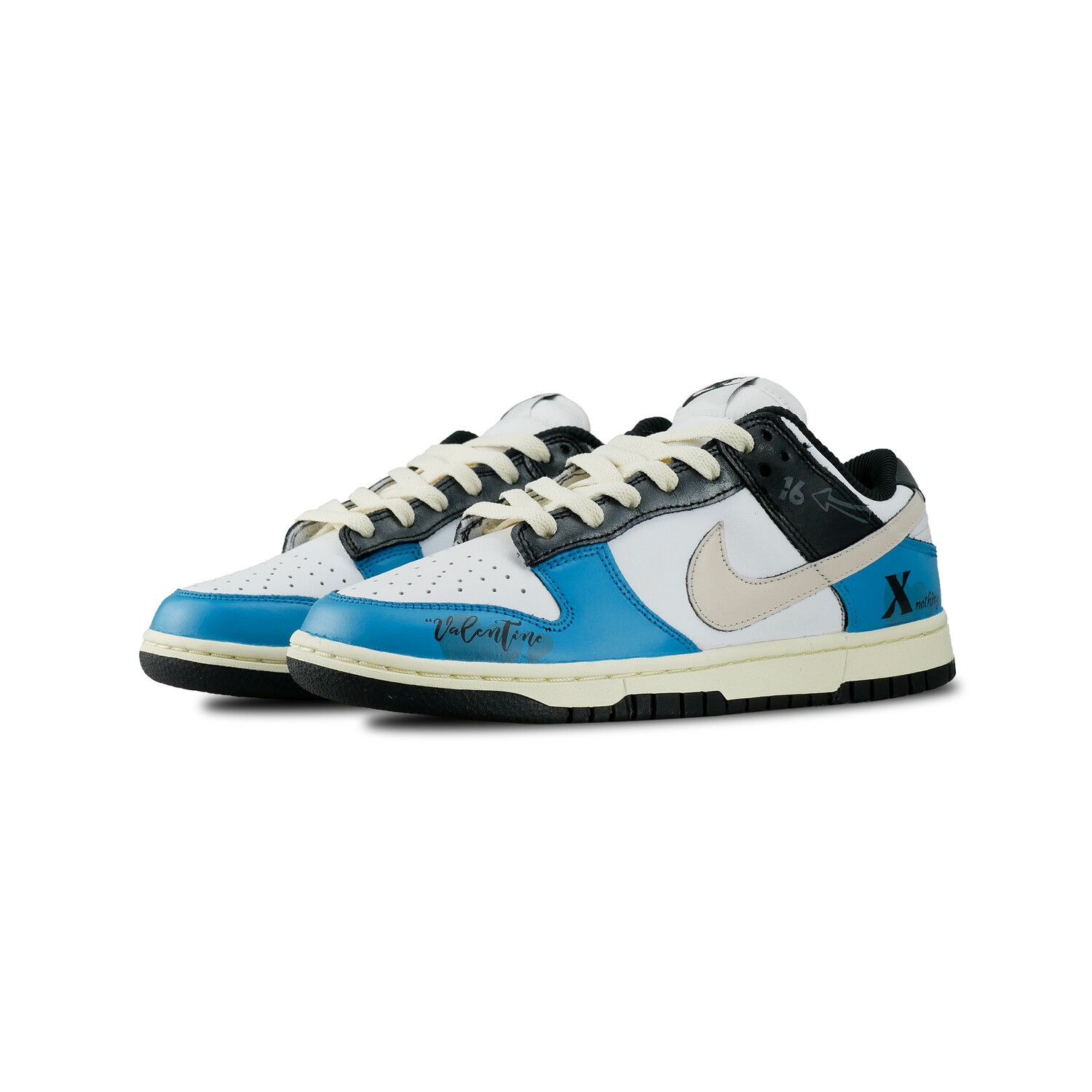 

Кроссовки Nike Dunk Skateboarding Shoes Unisex Low-top University Blue/Black/White, голубой, Синий, Кроссовки Nike Dunk Skateboarding Shoes Unisex Low-top University Blue/Black/White, голубой