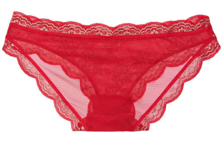 Victoria's Secret Трусы женские 1 шт Ярко-красные — фото 2
