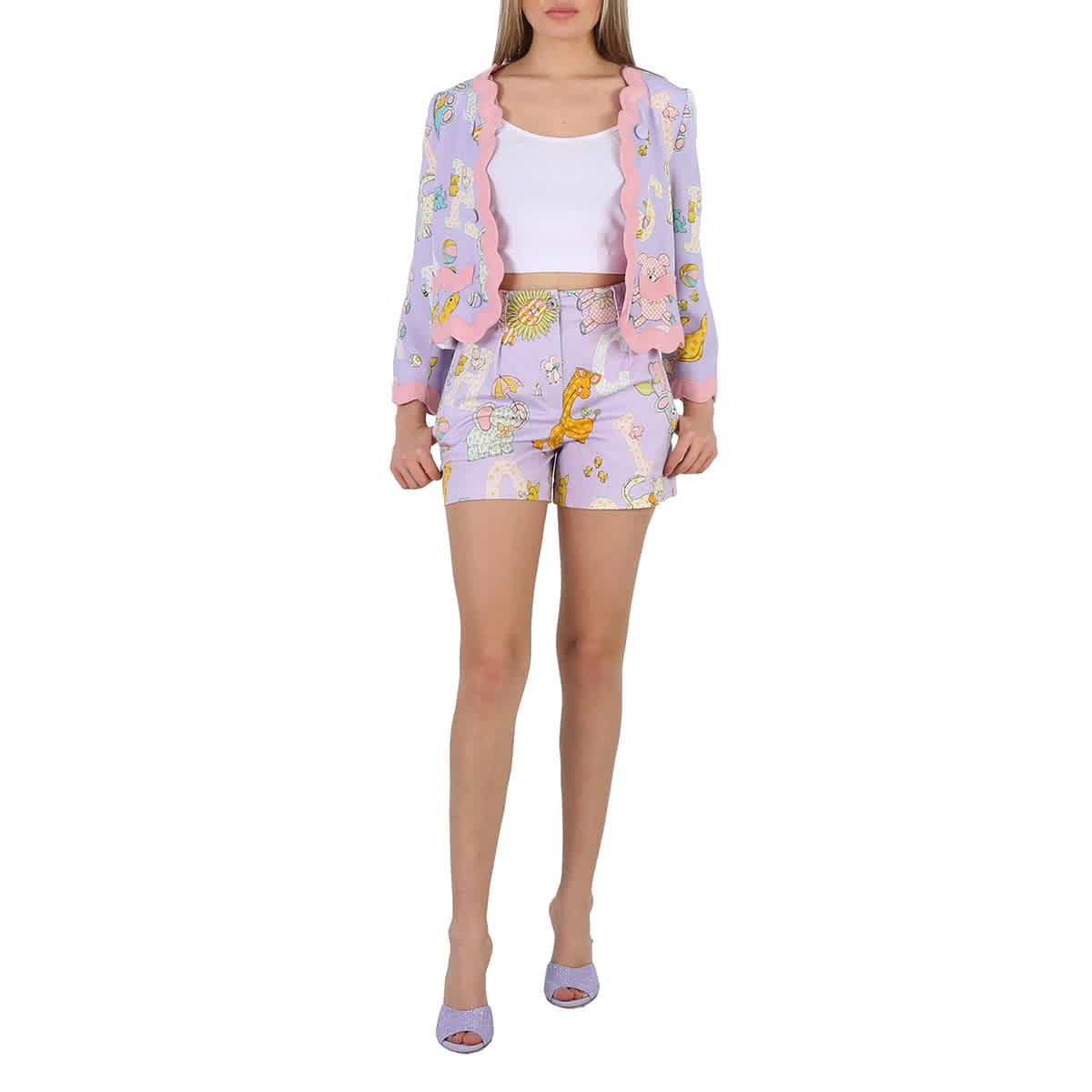

Шорты Moschino, фиолетовый