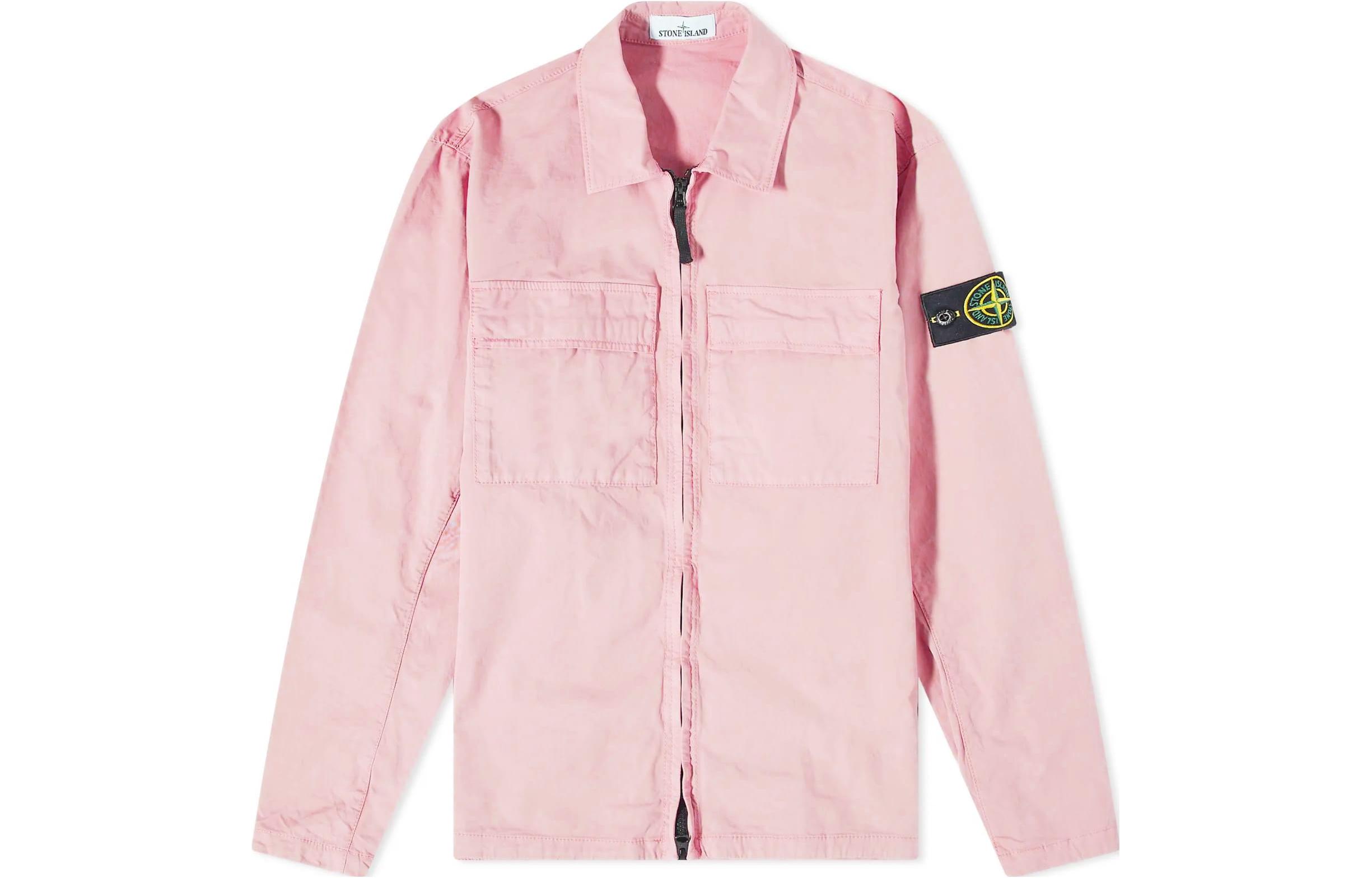 

Куртка мужская розовая Stone Island, розовый