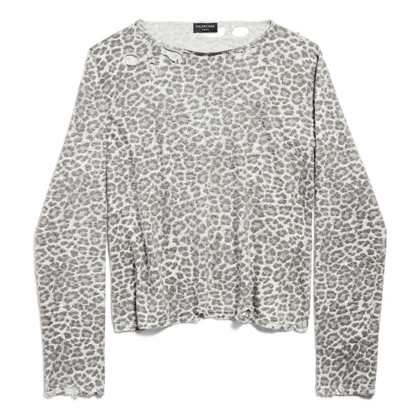 

Свитер leopard sweater 'brown' Balenciaga, коричневый
