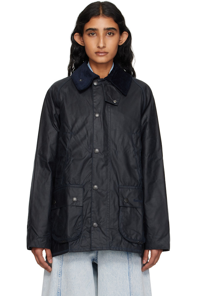 

Вощеная куртка Bedale Barbour, синий