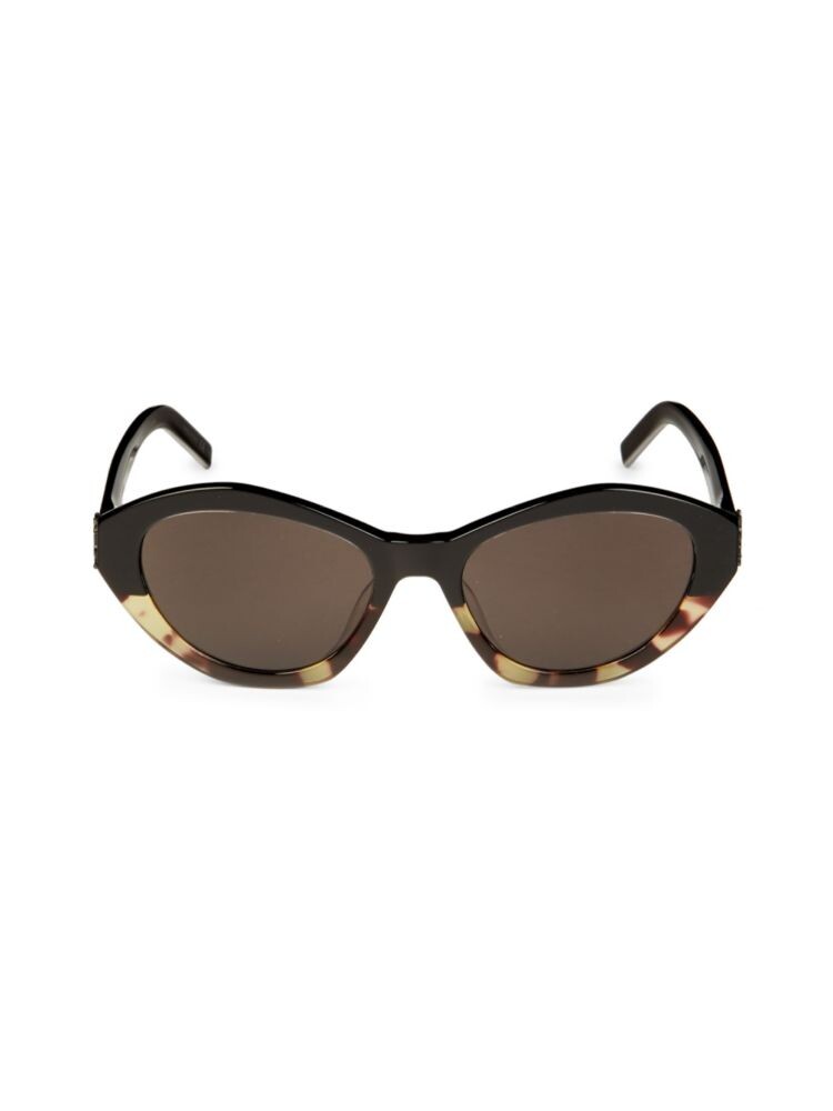 

Солнцезащитные очки «кошачий глаз» 54 мм Saint Laurent, цвет Havana Black