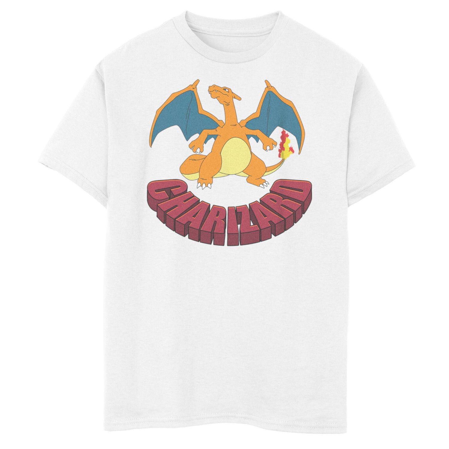 

Футболка с рисунком Pokemon Charizard для мальчиков 8–20 лет Licensed Character