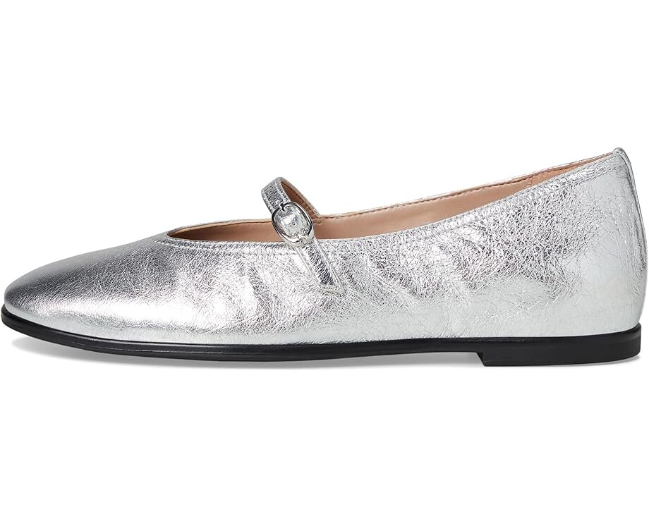 Туфли на плоской подошве Naturalizer Elina Mary Janes, цвет Silver Leather — фото 4