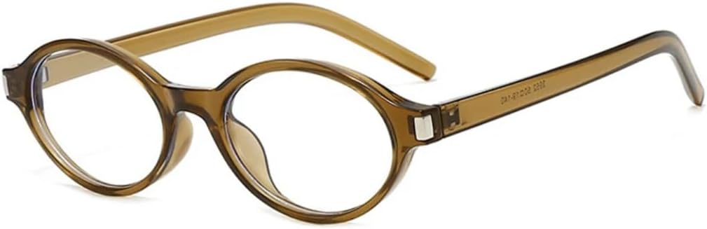 

Солнцезащитные очки с защитой UV400 | Оправа с маленькими овальными заклепками | Линзы конфетных цветов для занятий спортом на открытом воздухе и вождения DSVIGF, Tea Clear