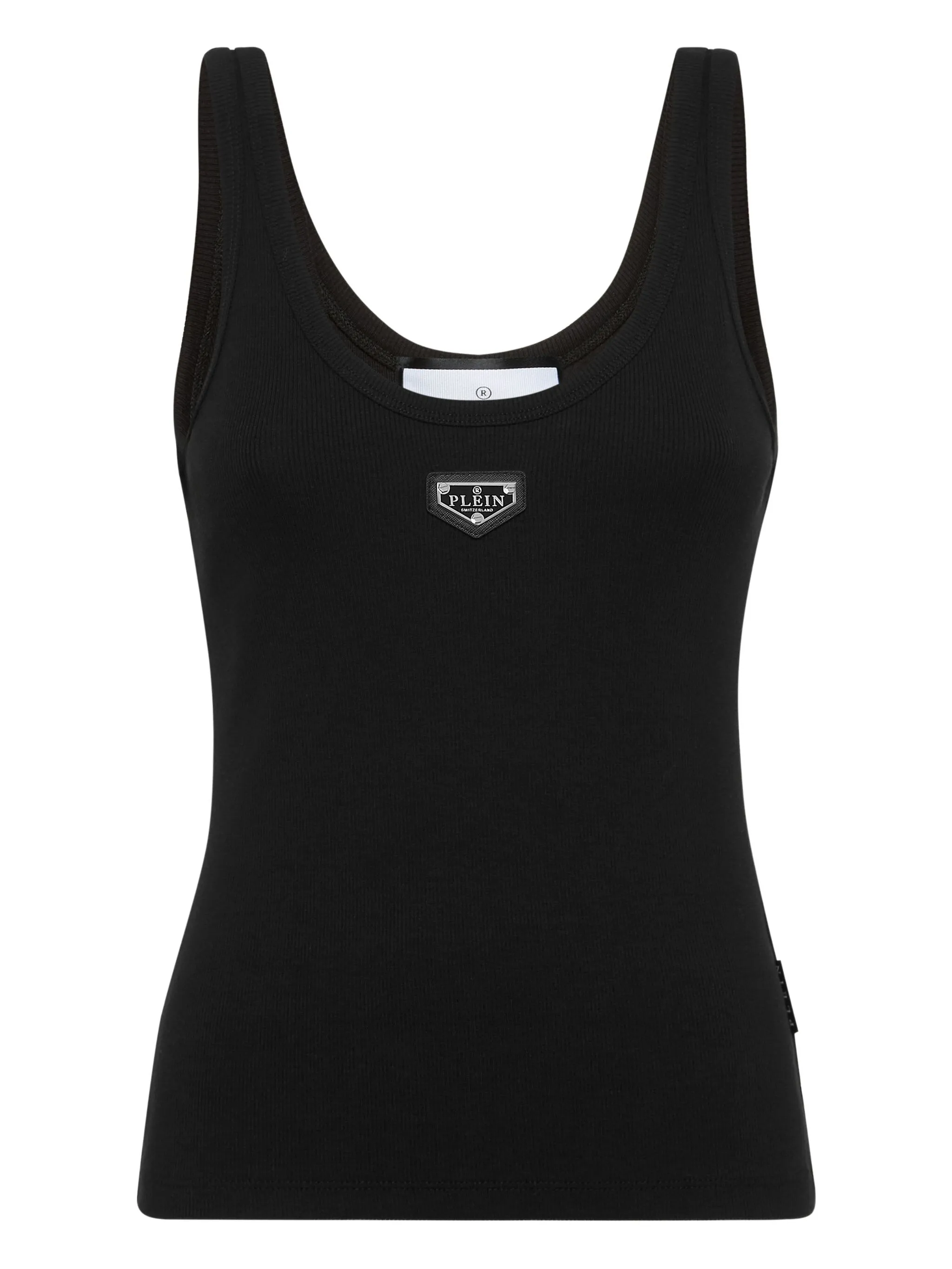 

Топ в рубчик Philipp Plein, черный