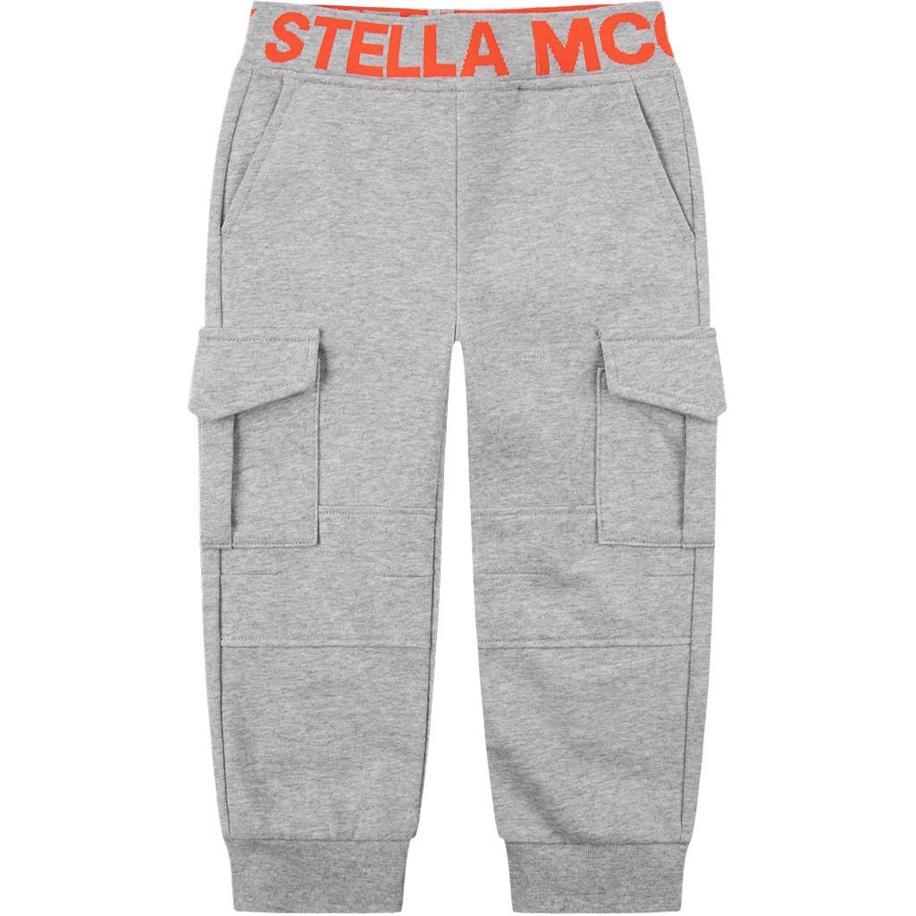 

Детские вязаные спортивные штаны gray Stella McCartney, серый