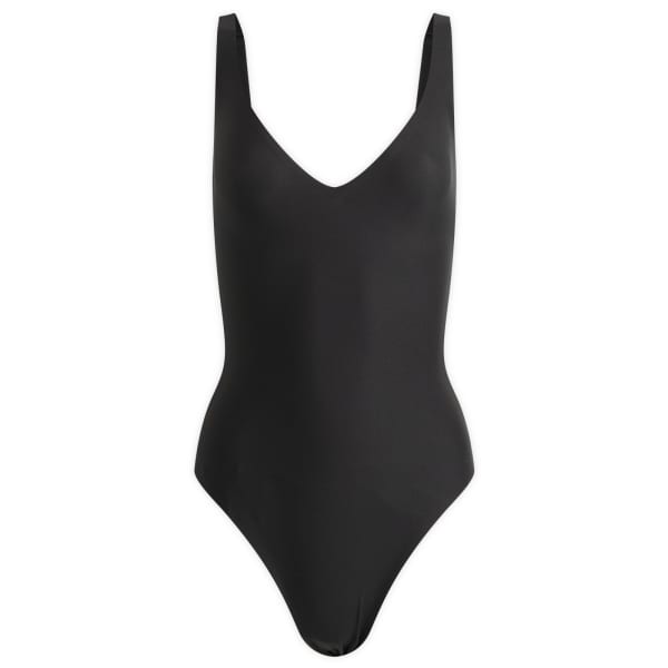 

Боди без подкладки, с глубоким вырезом, в виде стрингов Skims, Onyx