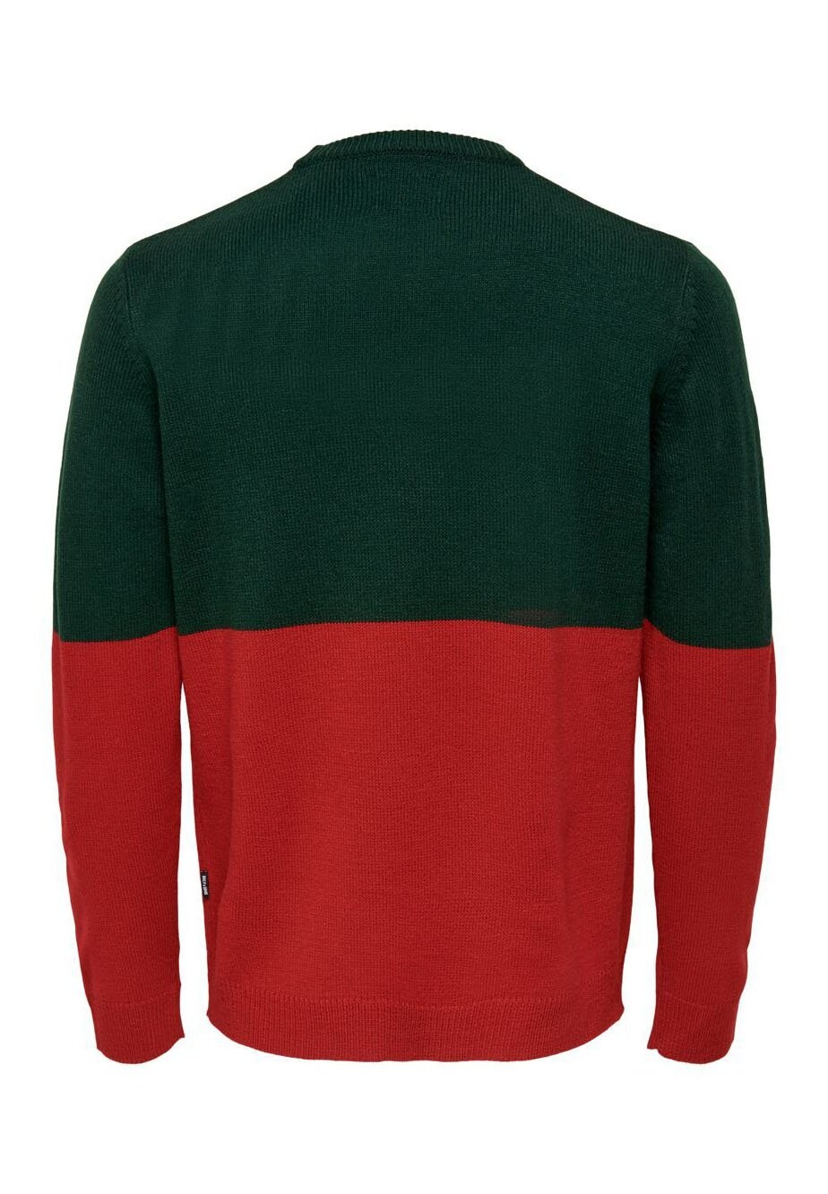 

Свитер Onsxmas Reg Block Crew Unisex Only, зеленый
