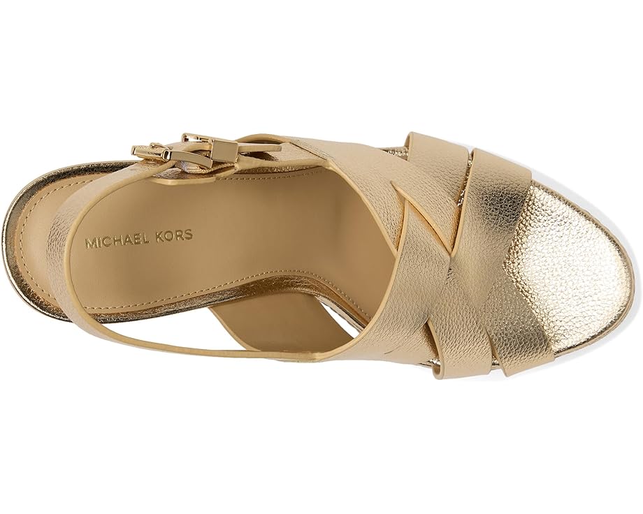 Туфли MICHAEL Michael Kors Nora Wedge, цвет Pale Gold — фото 2