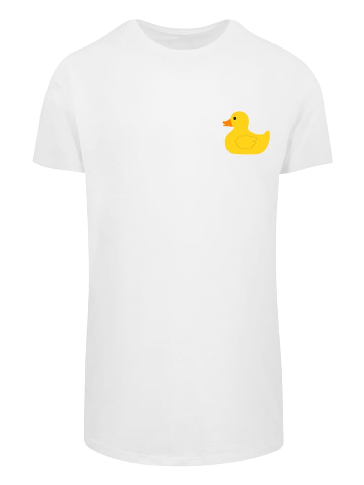 

Длинная футболка Yellow Rubber Duck LONG белого цвета F4NT4STIC, Белый, Длинная футболка Yellow Rubber Duck LONG белого цвета F4NT4STIC