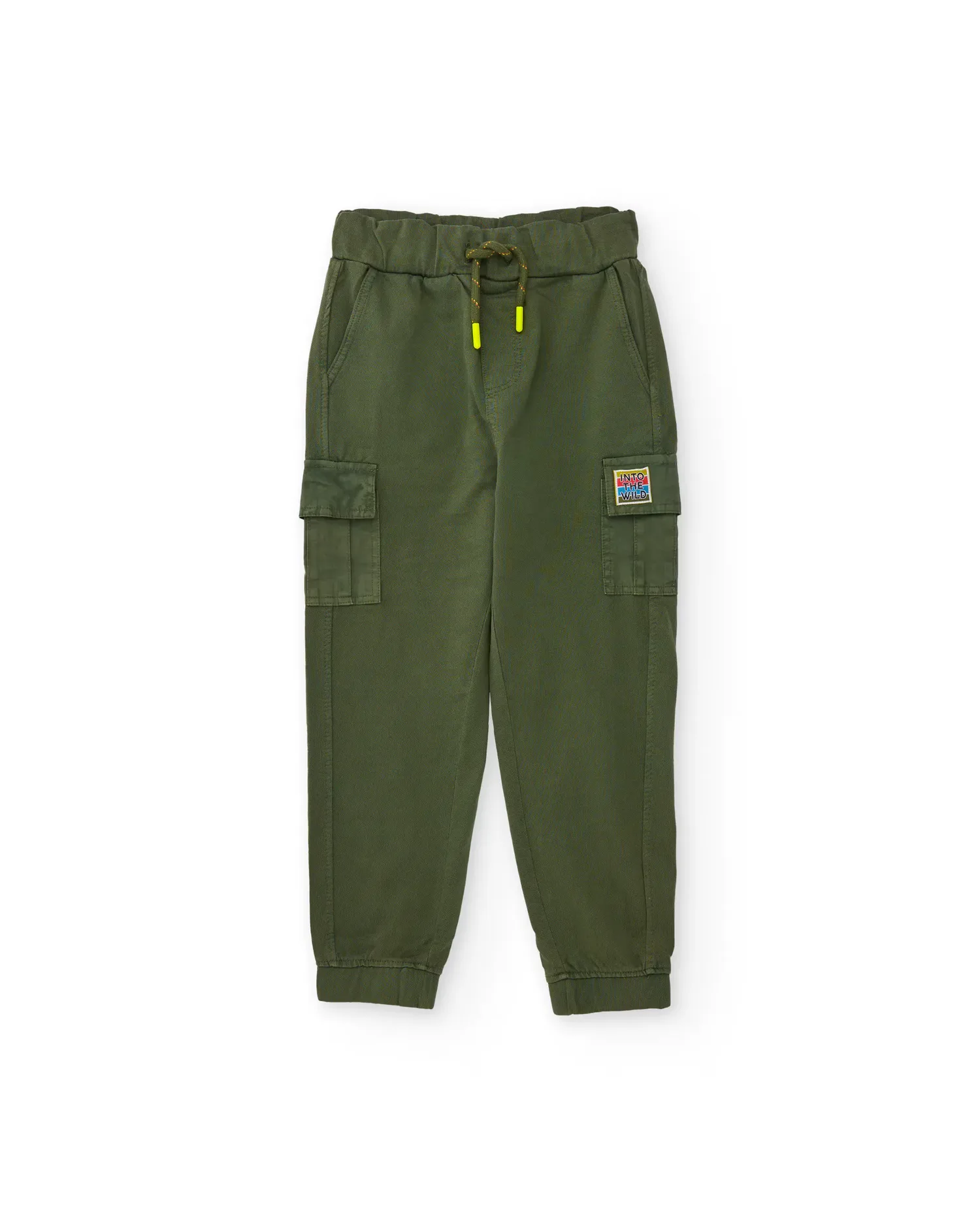 Вязаные детские брюки с карманами карго Tuc tuc, Verde Militar