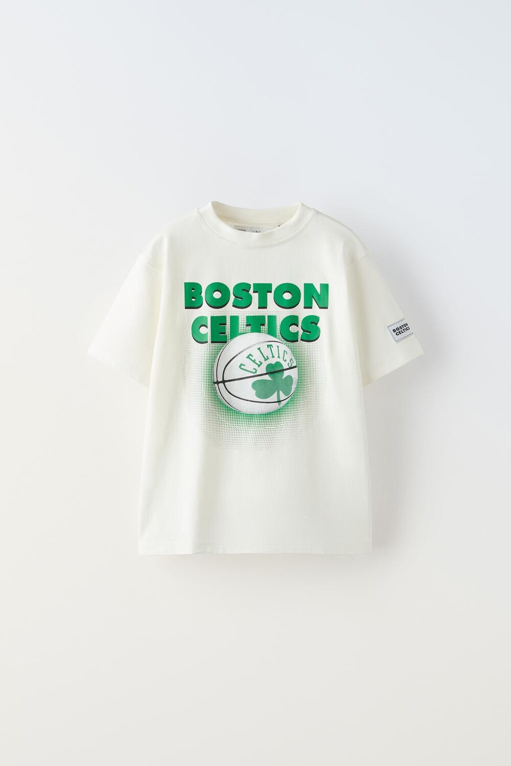 

Футболка nba boston celtics ZARA, белый