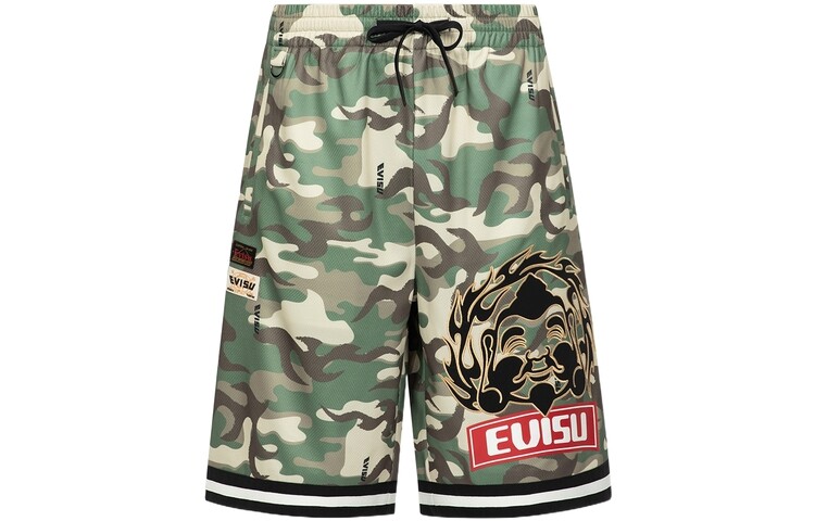

Повседневные шорты мужские камуфляж Evisu, цвет Camouflage