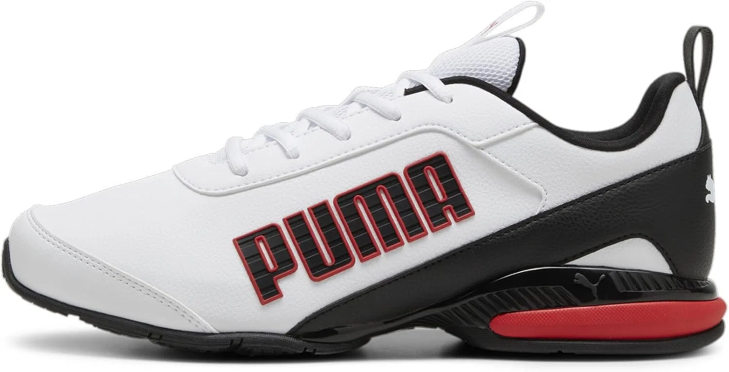 Мужские беговые кроссовки PUMA Equate SL 2 310039 02, бело-черно-красные — фото 3