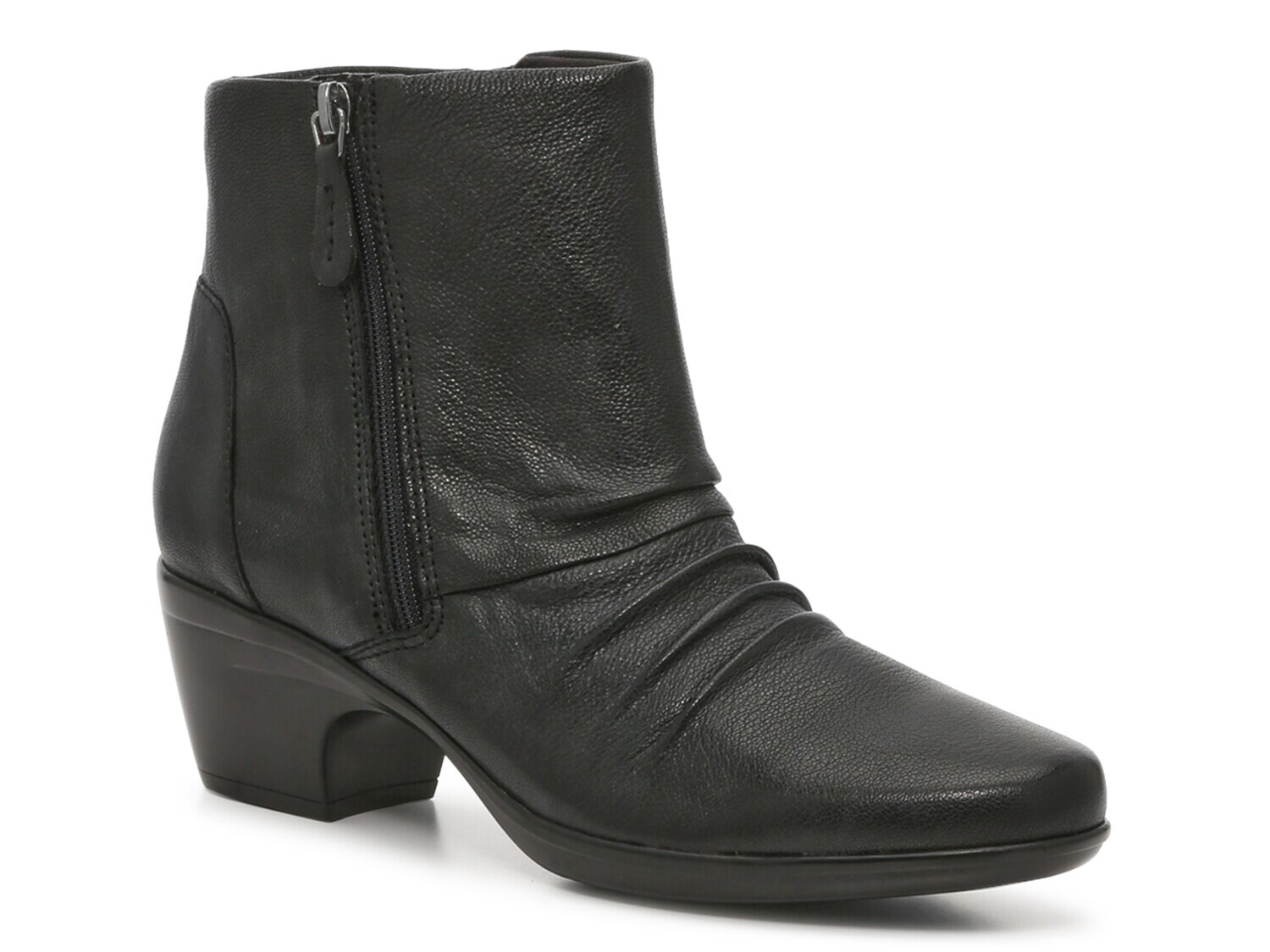 Ботинки Clarks Emily Willow из кожи, черный
