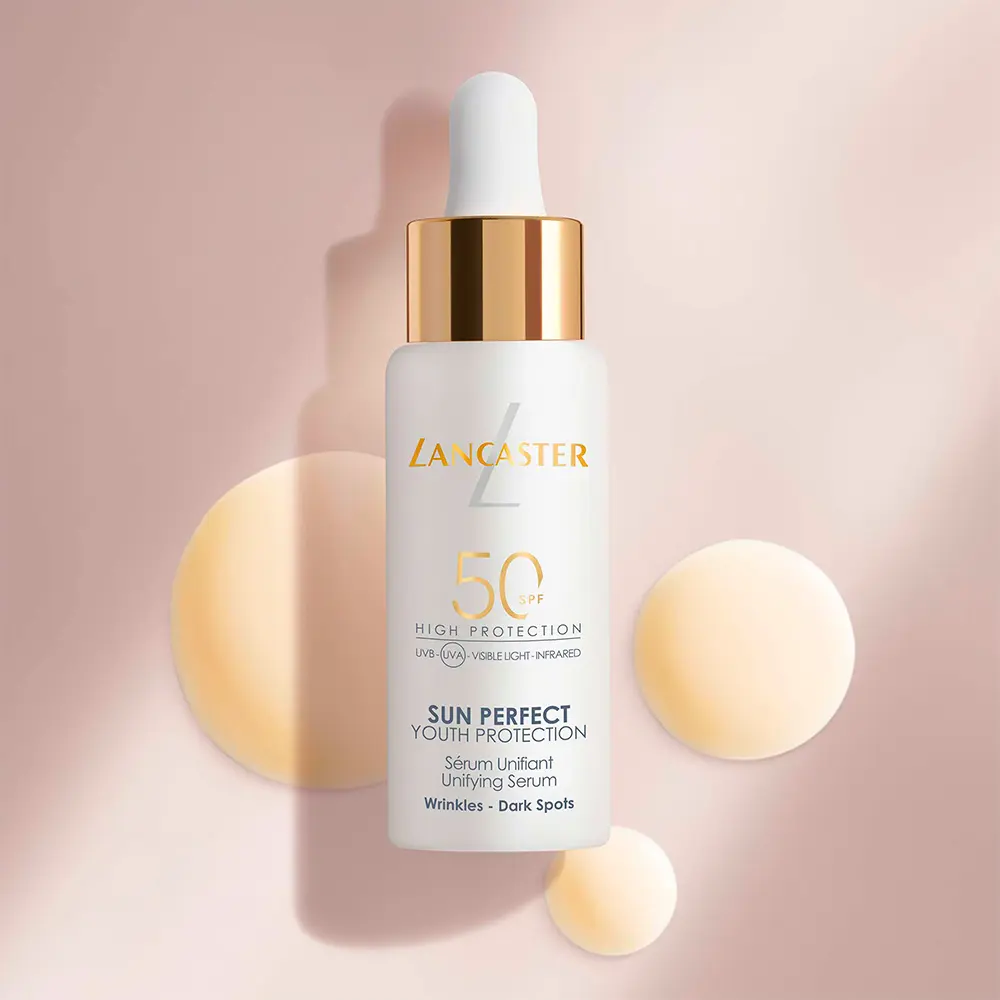 Солнцезащитный крем Sun perfect sérum unificador spf50 Lancaster, 30 мл. — фото 4