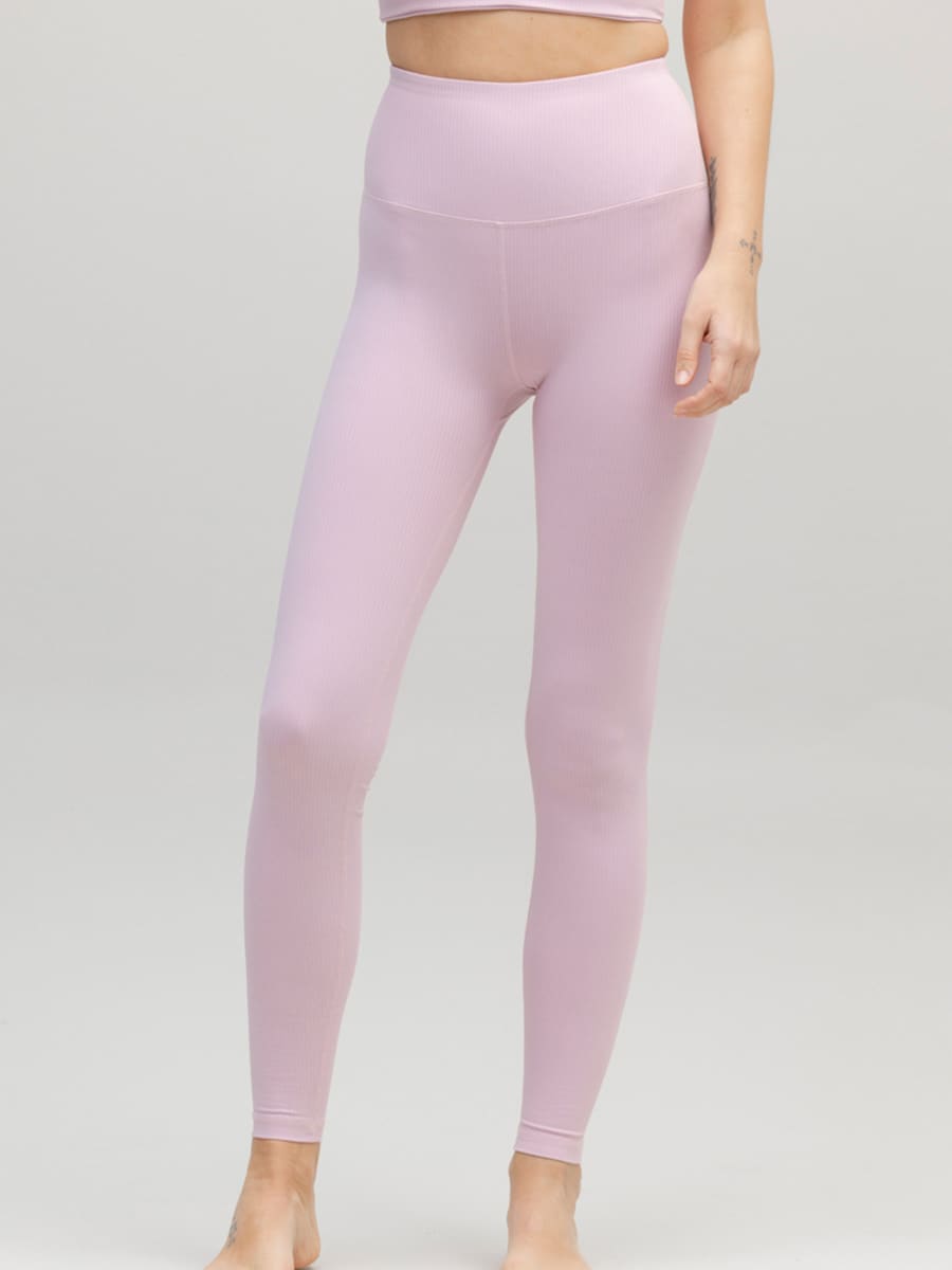 

Узкие леггинсы Hey Honey Ribbed, пастельно-розовый