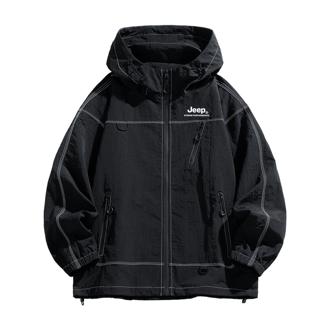 

Куртка Spirit Unisex с капюшоном, умеренная Soft Shell Jeep, черный